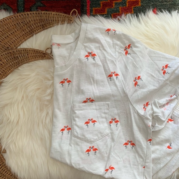 J. Crew Flamingo Tee - Picture 4 of 5